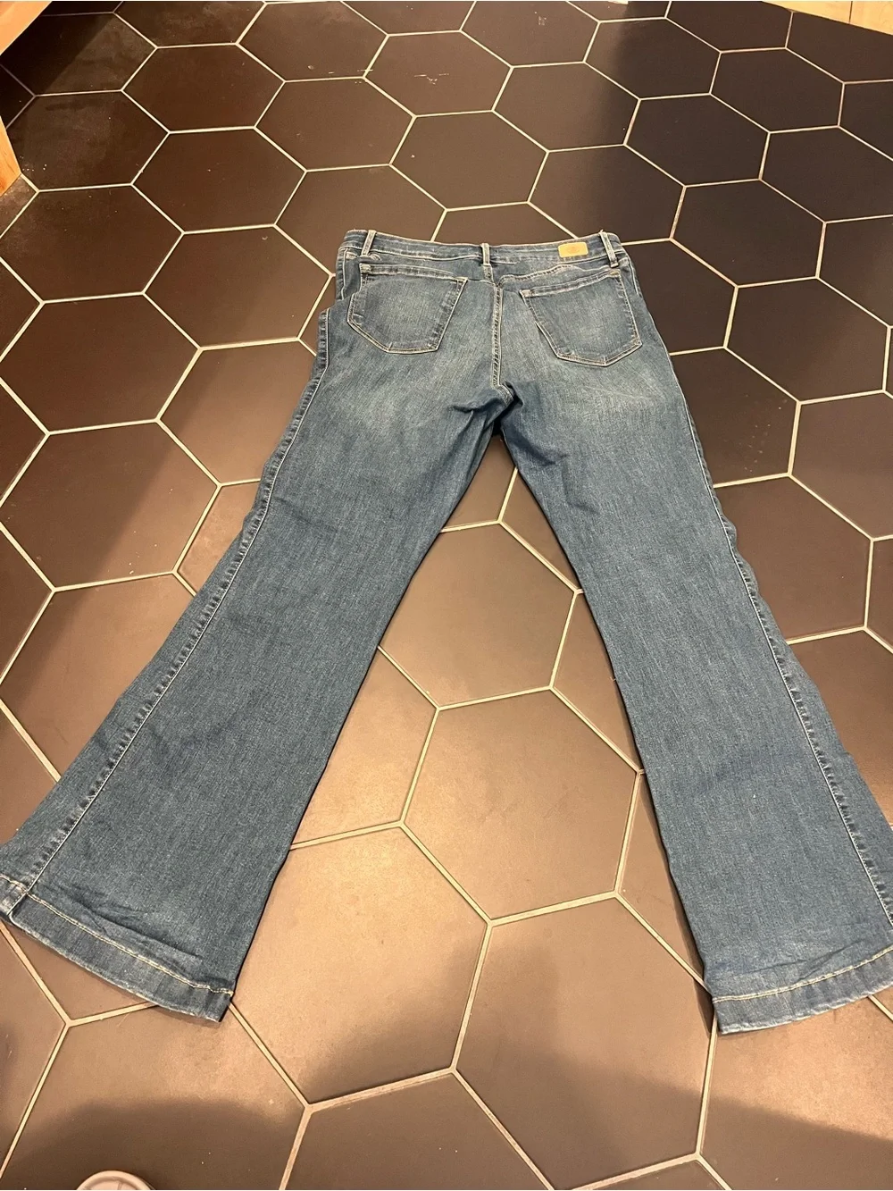 sofia by sofia vergara Medium Wash Flare Jeans with Button Fly - Picture 4 of 6